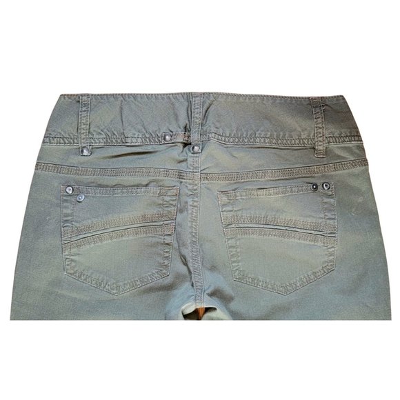 Vintage Smart Set Jeans Bootcut Low-Rise Khaki Colour Size 1 US - Picture 5 of 6